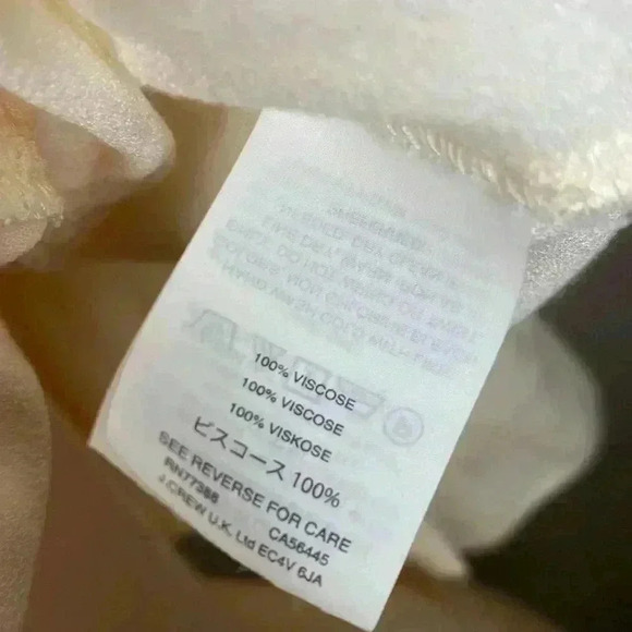 MADEWELL Cream Teared  Button Back Blouse Womens Size Medium - Picture 7 of 7